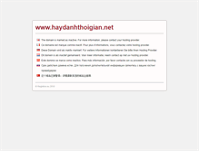 Tablet Screenshot of haydanhthoigian.net
